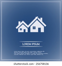 Vector growth in real estate shown on chart