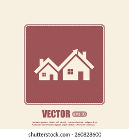 Vector growth in real estate shown on chart