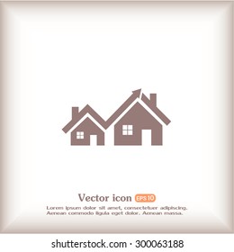 Vector growth in real estate shown on chart