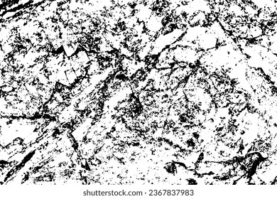 Vector grubge black and white background. Abstract rock texture old