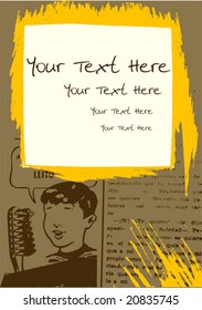 vector grunge abstract background