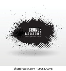 Vector grunge abstract background template for banner design.