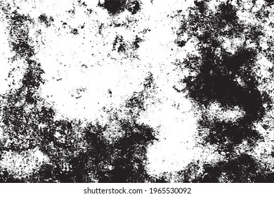 Vector grunge abstract. Black and white texture old wall background.