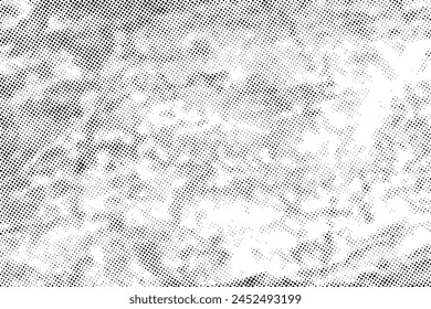Vector grunge abstract halftone texture effect.