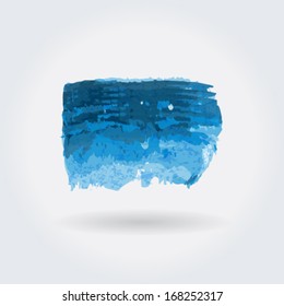 Vector grunge abstract shape, banner illustration