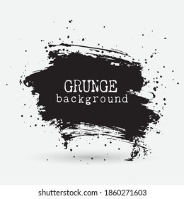 Vector Grunge adstract brush stroke template,text boxes,banner background