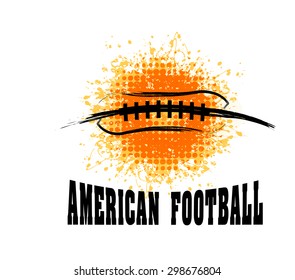 american football lace vector
