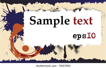 Vector grunge background