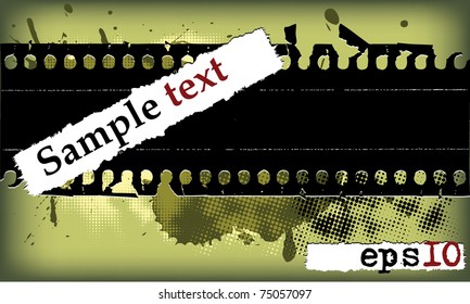 Vector grunge background