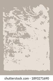 vector grunge background . Abstract sheet of paper. Vertical, monochrome vector pattern in A4 format. Template for writing.