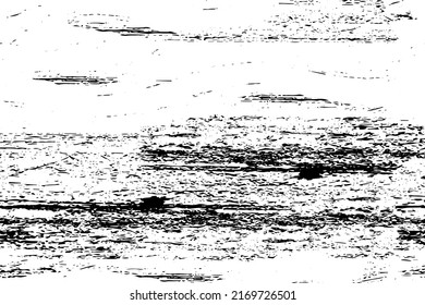 Vector grunge background in black and white. Texture covered with dirt, blots, ink