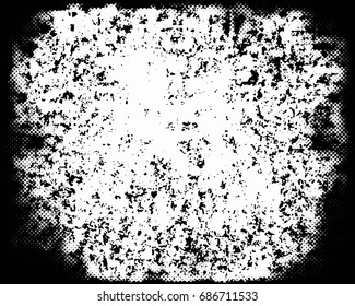 Vector grunge background black and white