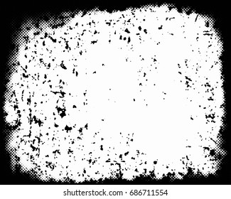 Vector grunge background black and white