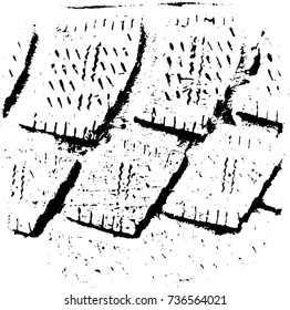 Vector grunge background black and white of abstract elements for print and design