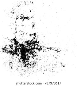 Vector grunge background black and white of abstract elements for print and design