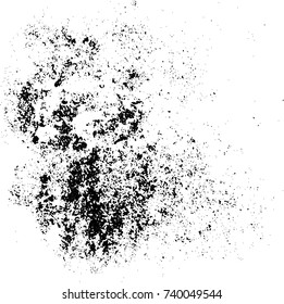 Vector grunge background black and white of abstract elements for print and design
