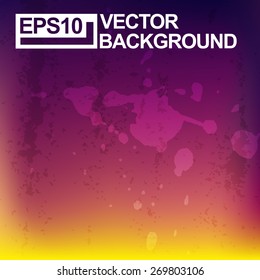 Vector grunge background with bright lcolors