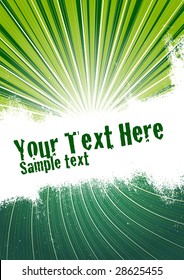 Vector grunge background with copy space for your text. Global Swatches Included.