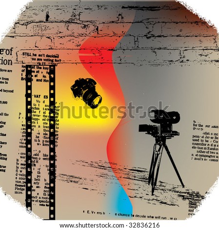 vector grunge background illustration
