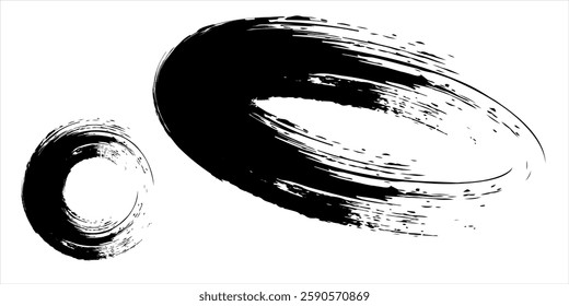 Vector Grunge Background. Modern Line Brush Stroke.