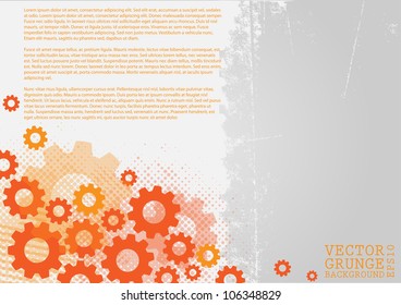 vector grunge background with space for your text