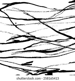 Vector grunge background. White and black texture. 