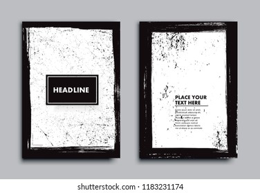 Vector grunge backgrounds for poster,banner or flyer design.