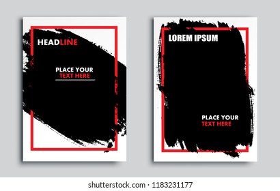 Vector grunge backgrounds for poster,banner or flyer design.