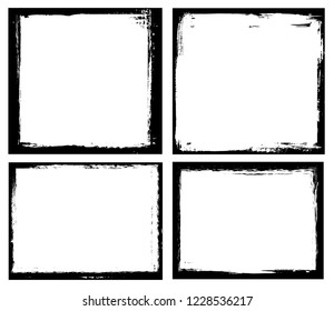 Vector grunge backgrounds.Grunge frames for your design.