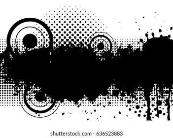 Vector grunge banner.Grunge background.