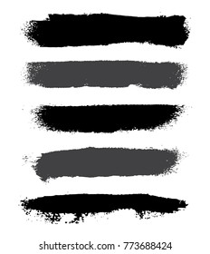Vector grunge banners. Distressed banners for your design.