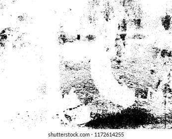 Vector Grunge black ink paint.for new design or brush,happening art at Transparent Effect Background.Monochrome texture.