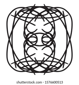 Vector Grunge black ink paint.for new design or brush,happening art 