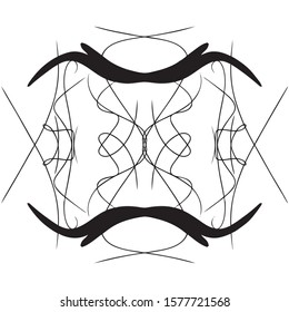  Vector Grunge black ink paint.for new design or brush,happening art Background.Monochrome texture.