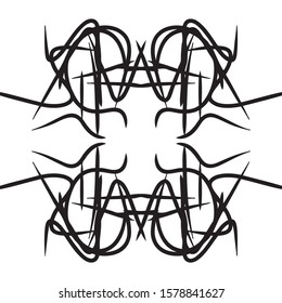 Vector Grunge black ink paint.for new design or brush,happening art Background.Monochrome texture. shape, hand-drawn