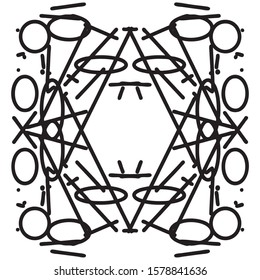 Vector Grunge black ink paint.for new design or brush,happening art Background.Monochrome texture. shape, hand-drawn