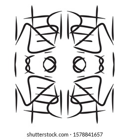 Vector Grunge black ink paint.for new design or brush,happening art Background.Monochrome texture. shape, hand-drawn