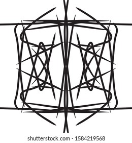 Vector Grunge black ink paint.for new design or brush,happening art Background.Monochrome texture. shape, hand-drawn