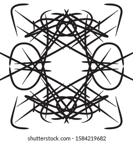 Vector Grunge black ink paint.for new design or brush,happening art Background.Monochrome texture. shape, hand-drawn