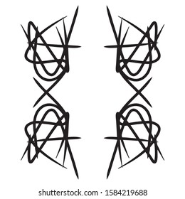 Vector Grunge black ink paint.for new design or brush,happening art Background.Monochrome texture. shape, hand-drawn