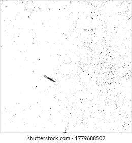 Vector grunge black ink splat texture background.