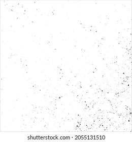 Vector grunge black splashes ink splats.