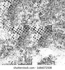 Vector grunge black and white
