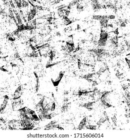 Vector grunge black and white