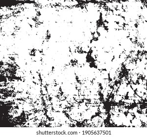 Ilustración de fondo abstracta de grunge vectorial en blanco y negro.