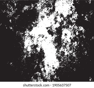 Vector Grunge Black And White Abstract Background Illustration.
