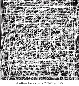 Vektorgrunge, schwarz-weißer abstrakter Hintergrund-Illustration.
