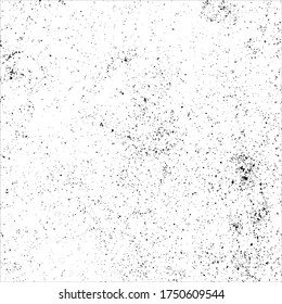 Vector grunge black and white monochrome texture background illustration.Eps10