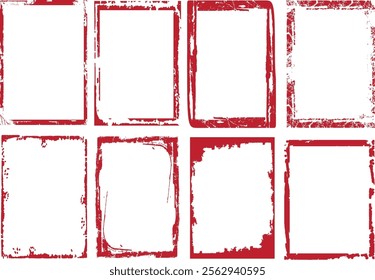 Vector grunge border, grunge border brush, grunge border edge, square grunge border