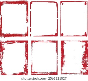 Vector grunge border, grunge border brush, grunge border edge, square grunge border